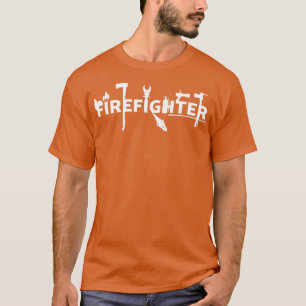 Brandweerkaatsing met uitrusting t-shirt