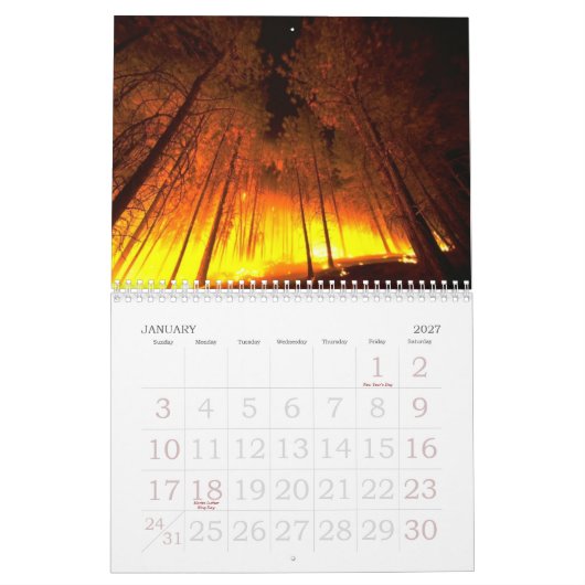 Brandweerkalender Kalender (Jan 2027)