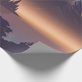 Brandweerkamp bij het meer cadeaupapier (Hoek)