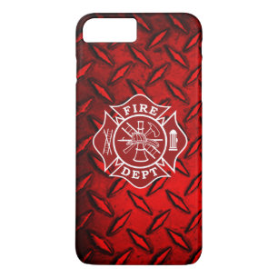 Brandweerkap Maltese telefoontas met diamant Bord iPhone 8/7 Plus Hoesje