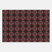 Brandweerkap van de afdeling Geassisteerde brandwe Inpakpapier Vel (Voorkant)