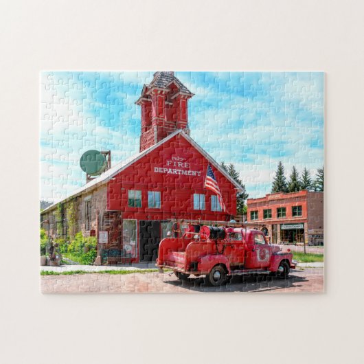 Brandweerkazerne Colorado. Legpuzzel (Horizontaal)