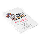 Brandweerkazerne Dalmatische Hond 1e. verjaardagsf Magneet (Rechterzijde)