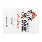 Brandweerkazerne Dalmatische Hond 1e. verjaardagsf Magneet (Horizontaal)