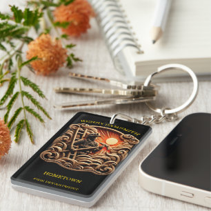 Brandweerkazerne van alledaagse helden sleutelhanger