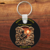 Brandweerkazerne van alledaagse helden sleutelhanger (Voorkant)