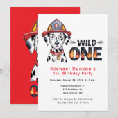 Brandweerkazerne Wild One Dalmatische hond 1e verj Kaart (Voorkant / Achterkant)