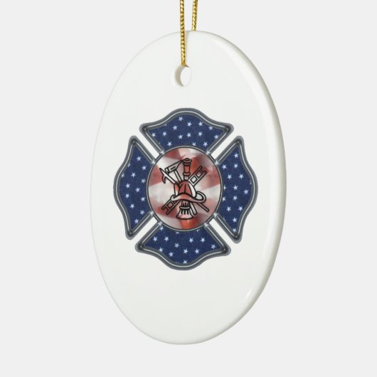 Brandweerkerst Keramisch Ornament (Links)