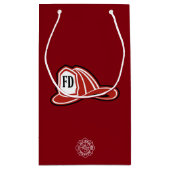 Brandweerkleding / brandweerhandtas klein cadeauzakje (Achterkant)