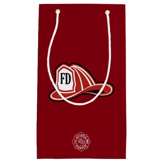 Brandweerkleding / brandweerhandtas klein cadeauzakje (Voorkant)