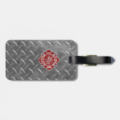 Brandweerkleding/brandweerman Maltese Bagagelabel (Achterkant horizontaal)