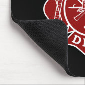 Brandweerkleding/brandweerman Maltese kruisweerman Muismat (Hoek)