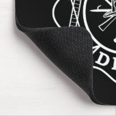 Brandweerkleding/brandweerman Maltese kruisweerman Muismat (Hoek)