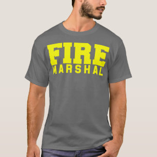Brandweerkorpcommissaris brandweerkorpsen t-shirt