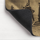 Brandweerkorpsen in actie - Vintage Muismat (Hoek)