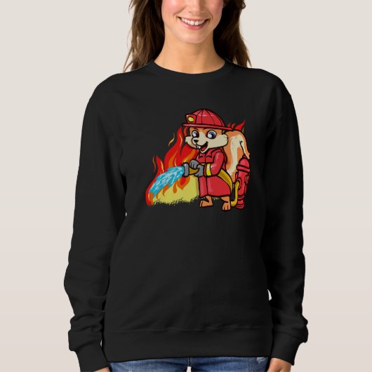 Brandweerkorrel Funny Fire Fighter 911 Firema Trui (Voorkant)
