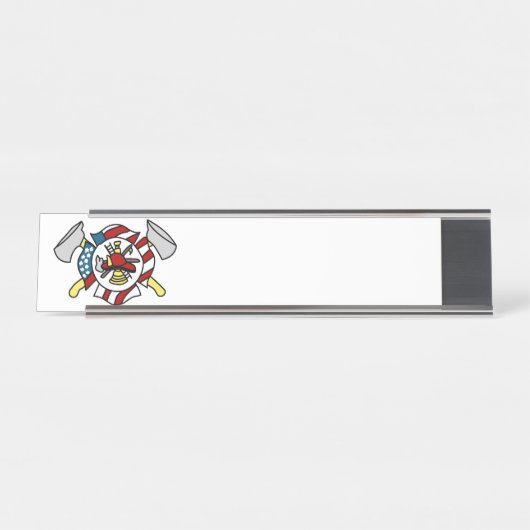 Brandweerkorst Bureau Naambordje (Voorkant)