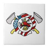 Brandweerkorst Tegeltje (Voorkant)