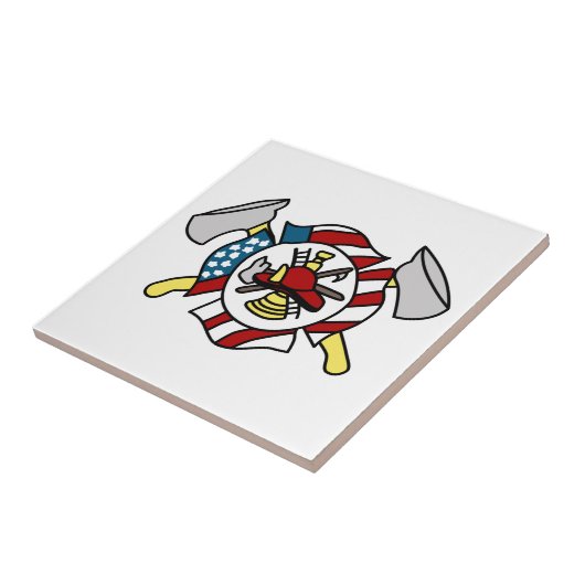 Brandweerkorst Tegeltje (Zijkant)