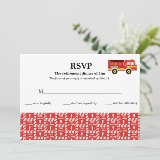 Brandweerkreeft Kaart (Staand voorkant)