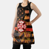 Brandweerkruis en brandweerlampen schort (Insitu)