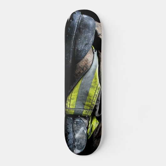 Brandweerlaarzen Skateboard (Voorkant)