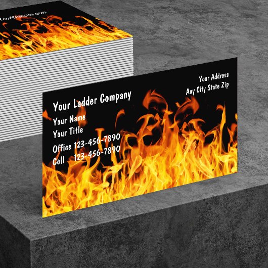 brandweerladderbedrijf visitekaartje