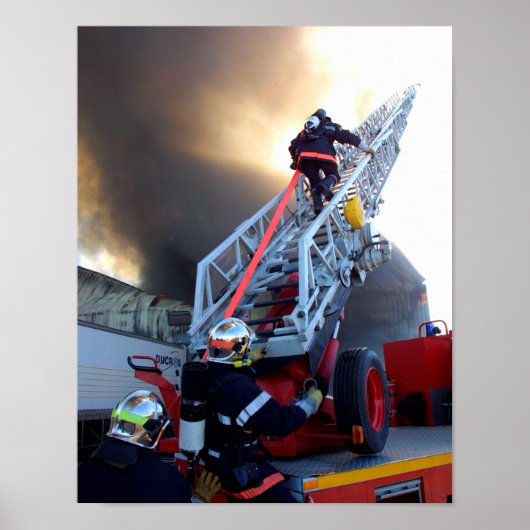 Brandweerlichter Poster (Voorkant)