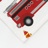 Brandweerlieden Brandweerauto's Fleece Deken (Hoek)