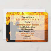 Brandweerlieden/Brandweerkoplampen — Pensionering Kaart (Voorkant)