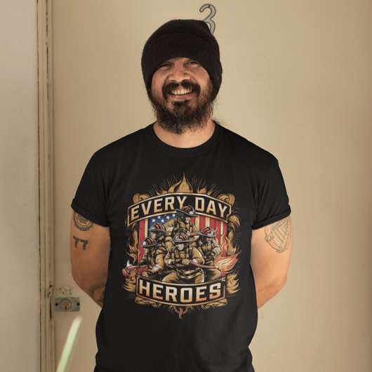 Brandweerlieden Dagelijkse Helden T-shirt