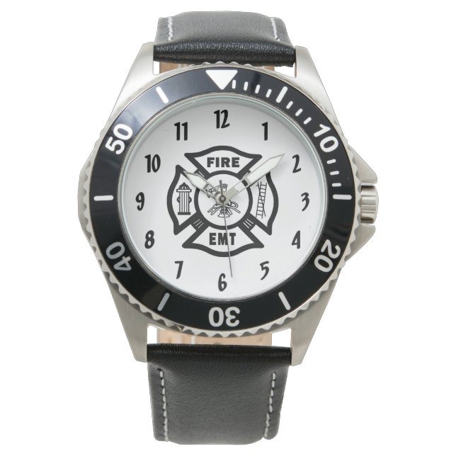 Brandweerlieden EMS Horloge (Voorkant)