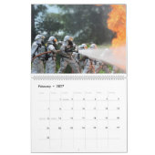 Brandweerlieden en brandweerlieden kalender (Feb 2027)