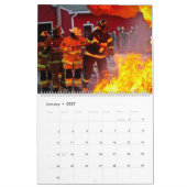Brandweerlieden en brandweerlieden kalender (Jan 2027)