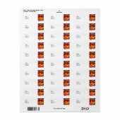 Brandweerlieden Gereedschap van het Vak Etiket (Full Sheet)