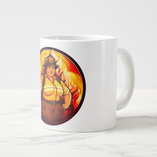 Brandweerlieden Grote Koffiekop (Voorkant rechts)