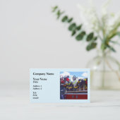 Brandweerlieden - Helm bij brandbestrijding Visitekaartje (Staand voorkant)