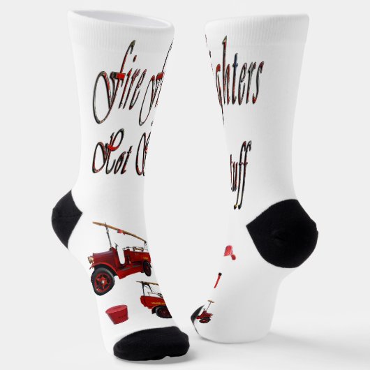 Brandweerlieden, hete dentjes, Sokken van bemannin (Gebogen)