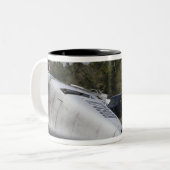 Brandweerlieden reageren op de scène tweekleurige koffiemok (Voorkant links)