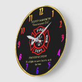 Brandweerlieden redden harten en huizen grote klok (Hoek)