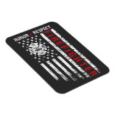 Brandweerlieden Rode lijn Amerikaanse vlag Magneet (Rechterzijde)