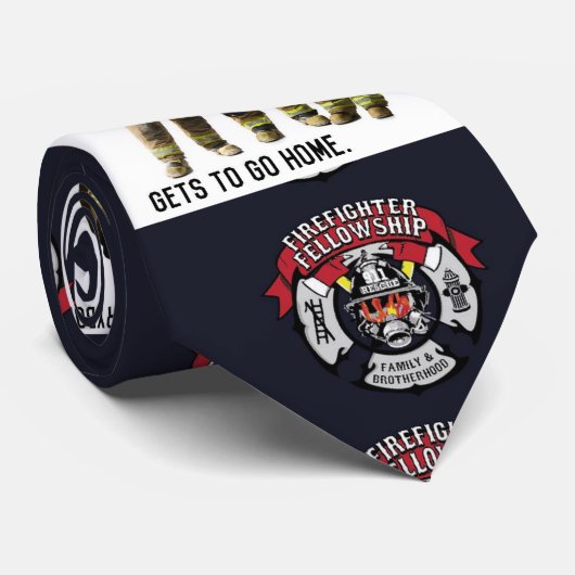 Brandweerlieden Stropdas (Opgerold)