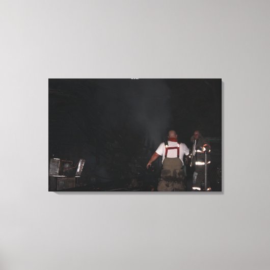 Brandweerlieden van Newkirk Canvas Afdruk (Voorkant)