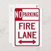 Brandweerluis geen parkeerteken briefkaart (Voorkant / Achterkant)