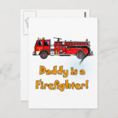 Brandweermachinekamerbrandblusser T-shirts en sche Briefkaart (Voorkant / Achterkant)