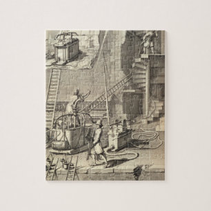 Brandweermachines, uit een boek over brandbestrijd legpuzzel