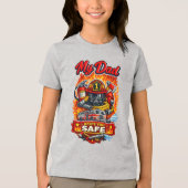 Brandweerman (1) Tri-Blend shirt (Voorkant)