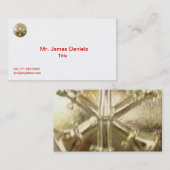 Brandweerman 3 Bugle Gold Medallion Visitekaartje (Voorkant / Achterkant)