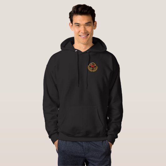 Brandweerman 3 Zie beide kanten Hoodie (Voorkant volledig)