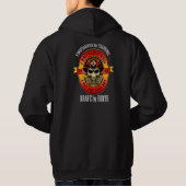 Brandweerman 3 Zie beide kanten Hoodie (Achterkant)